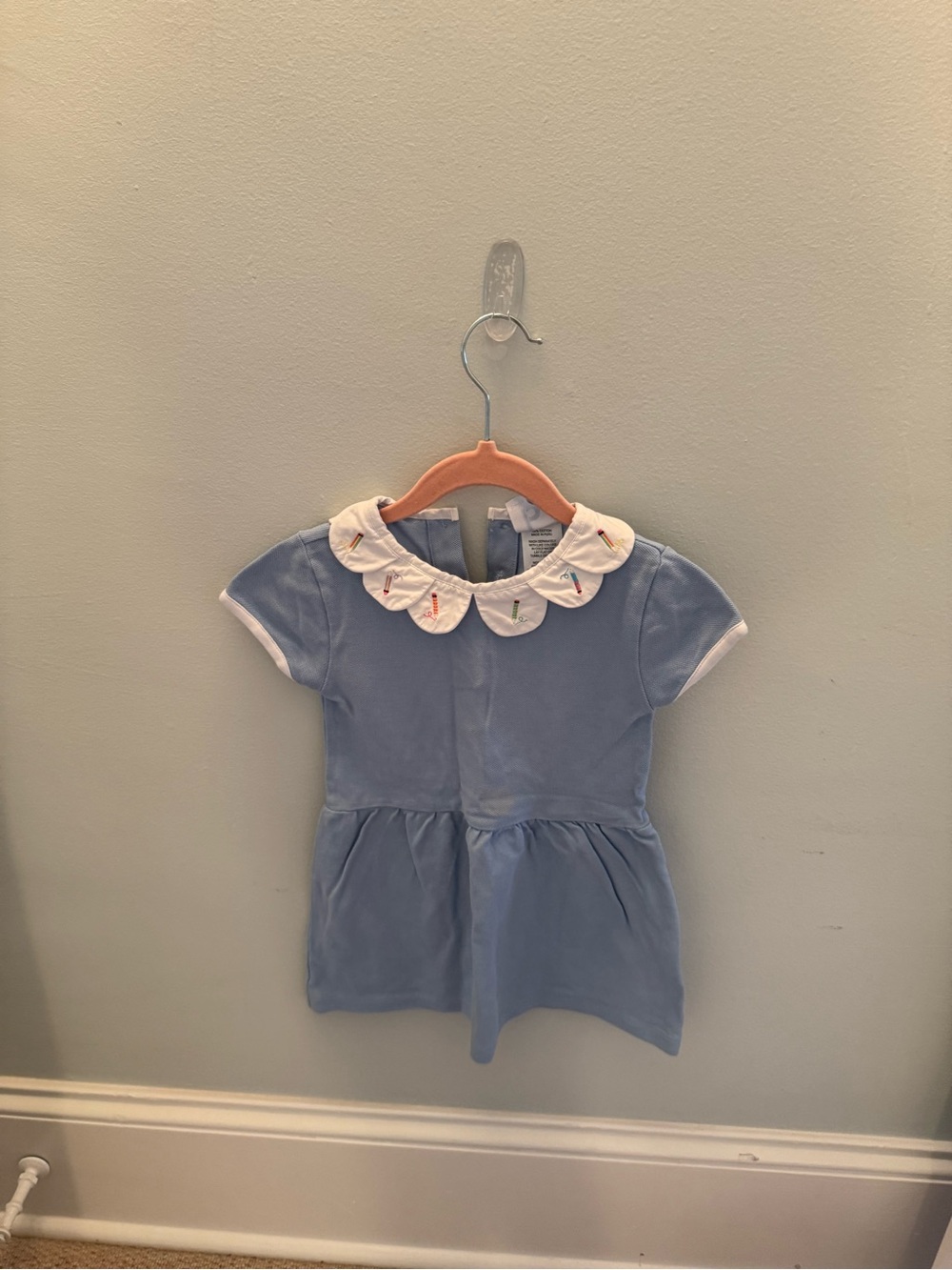 bella bliss White and Light Blue dress